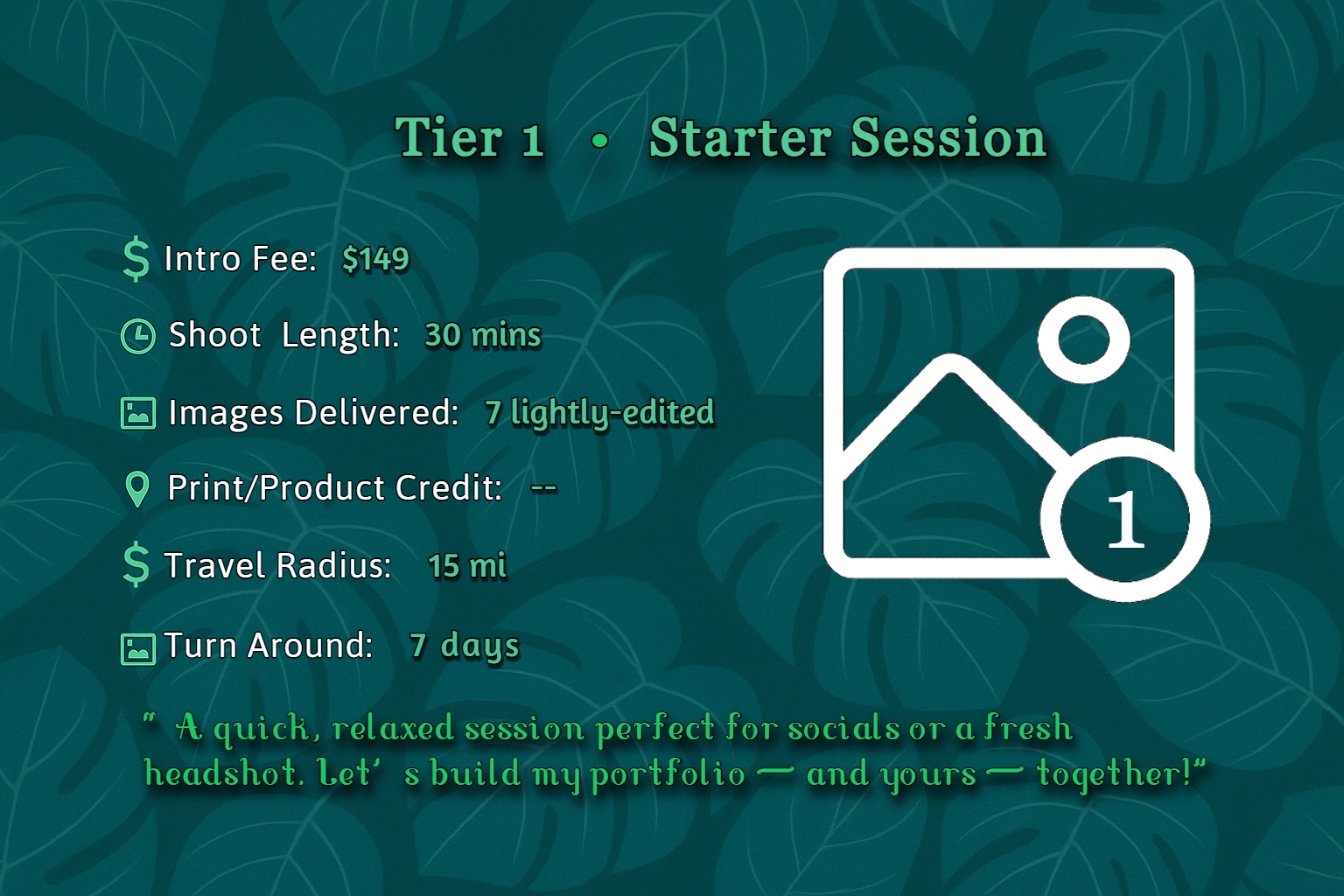 Session tier 1