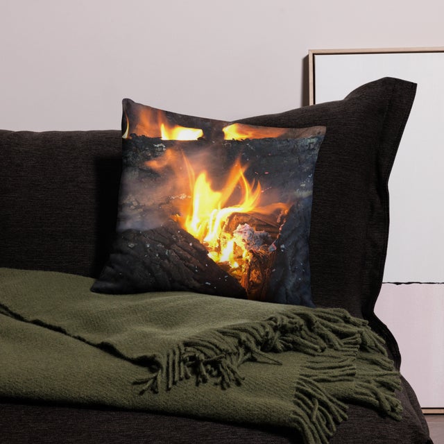 Smoky Logs - Pillow